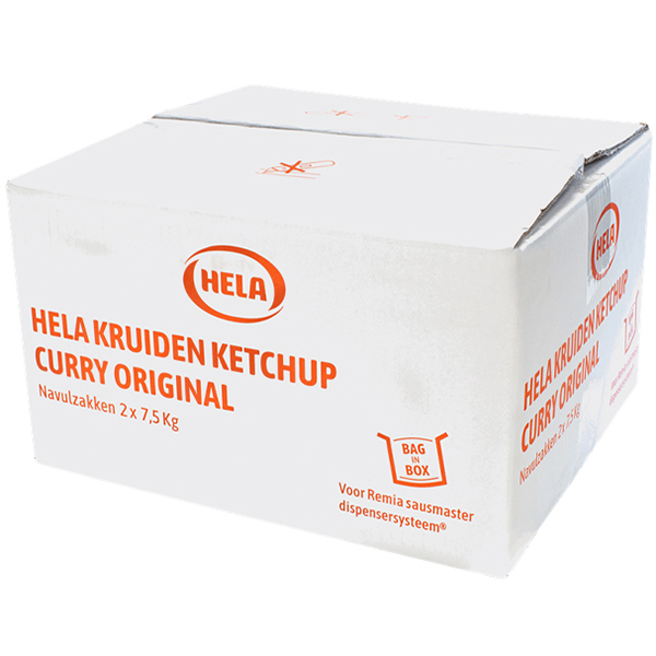 5014054  Hela Currysaus Bag-in-Box Glutenvrij  2x7,5 kg
