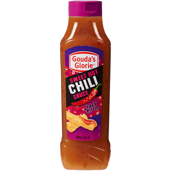 5020133 " Gouda's Glorie Sweet Hot Chilisaus  850 ml "